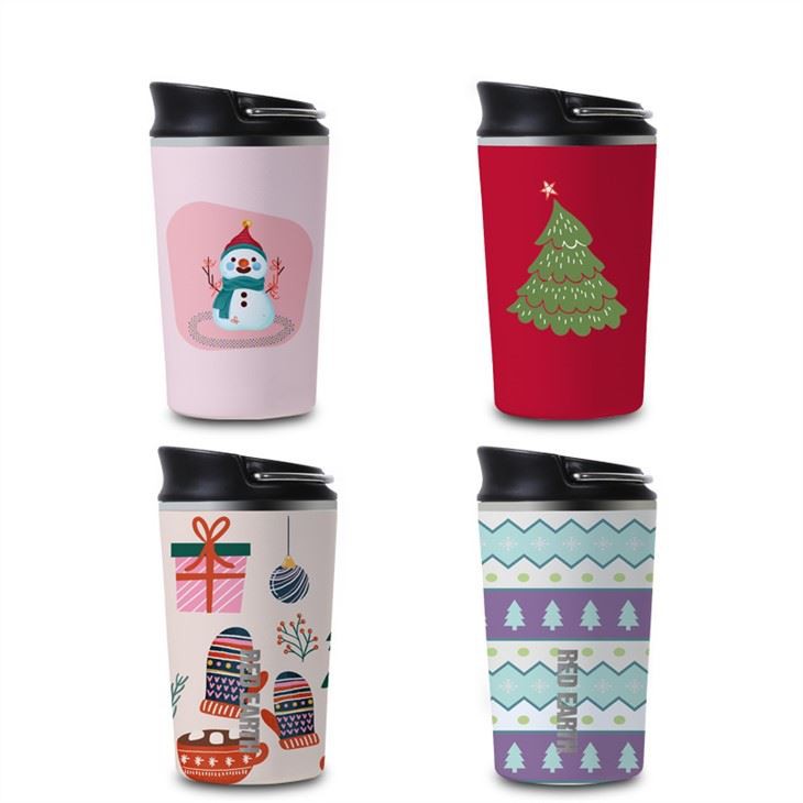 Színes kávé bögre szigetelt víztámlók csésze